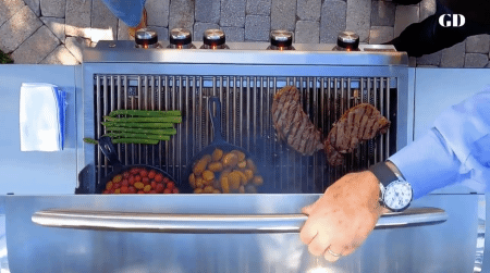 BLAZE GRILLS BLZ4LTE2NG Blaze 32 Inch 4-Burner LTE Gas Grill With Rear Burner and Built-in Lighting System, With Fuel Type - Natural Gas