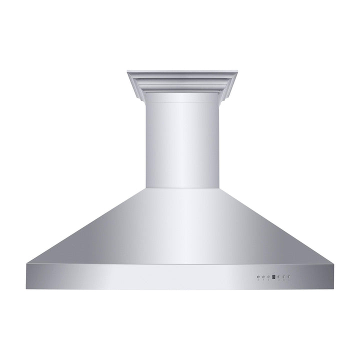 ZLINE KITCHEN AND BATH 667CRN30 ZLINE Professional Convertible Vent Wall Mount Range Hood in Stainless Steel with Crown Molding Size: 30 Inch