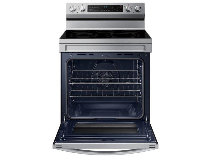 SAMSUNG NE63A6511SS 6.3 cu. ft. Smart Freestanding Electric Range with No-Preheat Air Fry & Convection in Stainless Steel