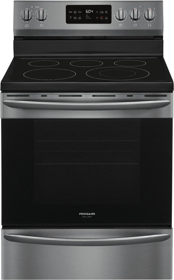 FRIGIDAIRE GCRE3038AD Gallery 30" Freestanding Electric Range with Steam Clean