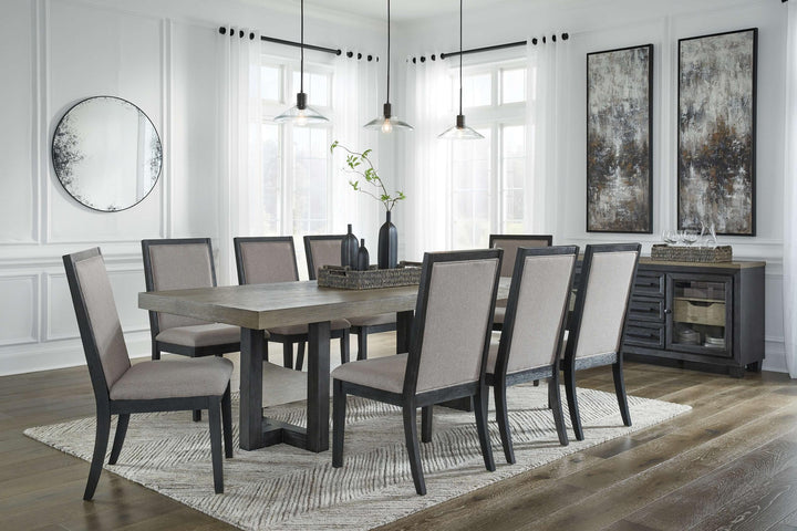 ASHLEY FURNITURE PKG014846 Dining Table and 8 Chairs