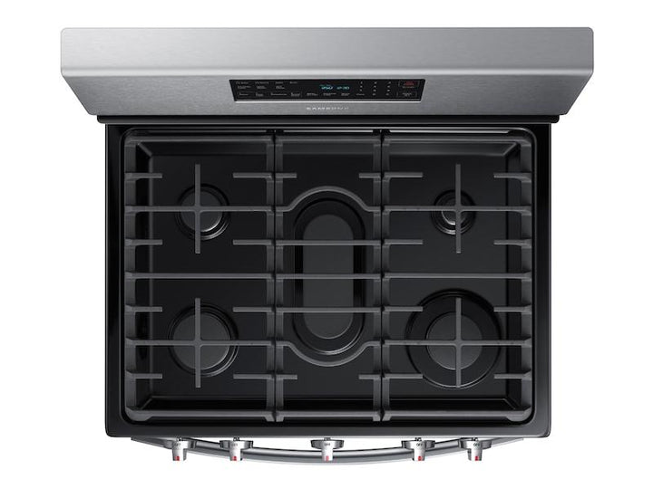 SAMSUNG NX58R5601SS 5.8 cu. ft. Freestanding Gas Range with Convection in Stainless Steel