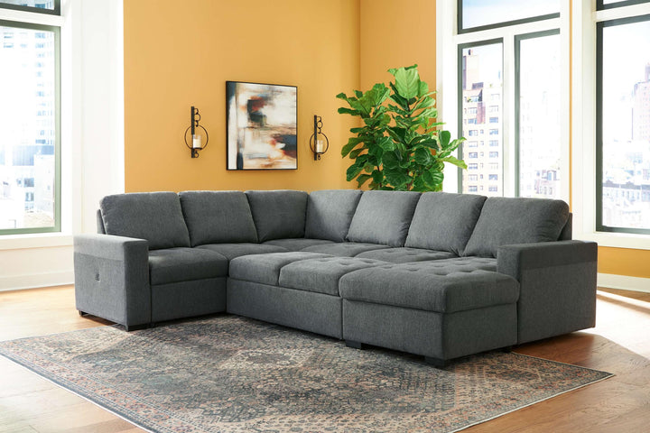 ASHLEY FURNITURE 26606S1 Millcoe 3-piece Sectional With Pop Up Bed