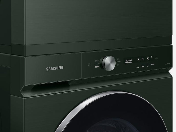 SAMSUNG WF53BB8900AGUS Bespoke 5.3 cu. ft. Ultra Capacity Front Load Washer with AI OptiWash TM and Auto Dispense in Forest Green