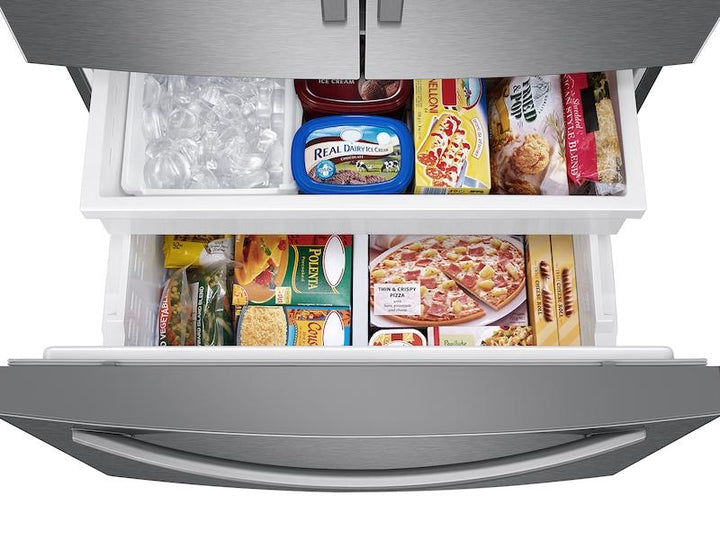 SAMSUNG RF28T5001SR 28 cu. ft. Large Capacity 3-Door French Door Refrigerator in Stainless Steel