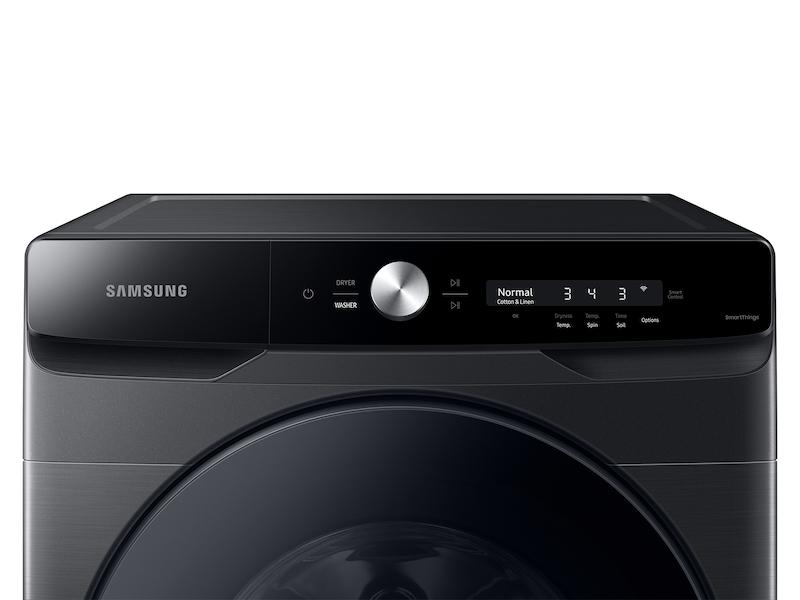 SAMSUNG WF50A8600AV 5.0 cu. ft. Extra-Large Capacity Smart Dial Front Load Washer with MultiControl TM in Brushed Black