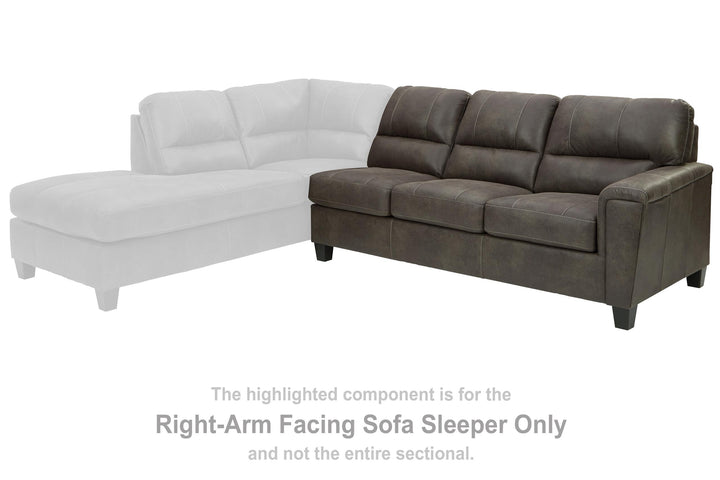 ASHLEY FURNITURE 9400270 Navi Right-arm Facing Sofa Sleeper