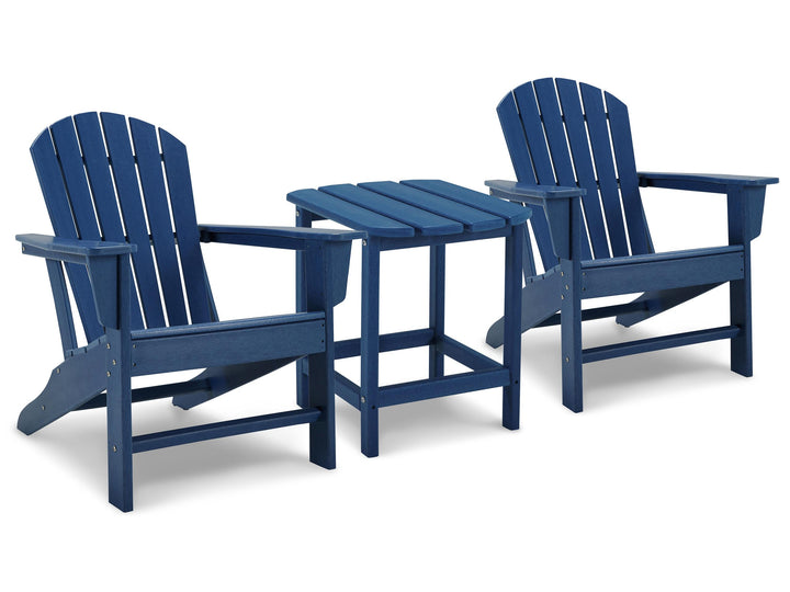 ASHLEY FURNITURE PKG014580 2 Adirondack Chairs With End Table