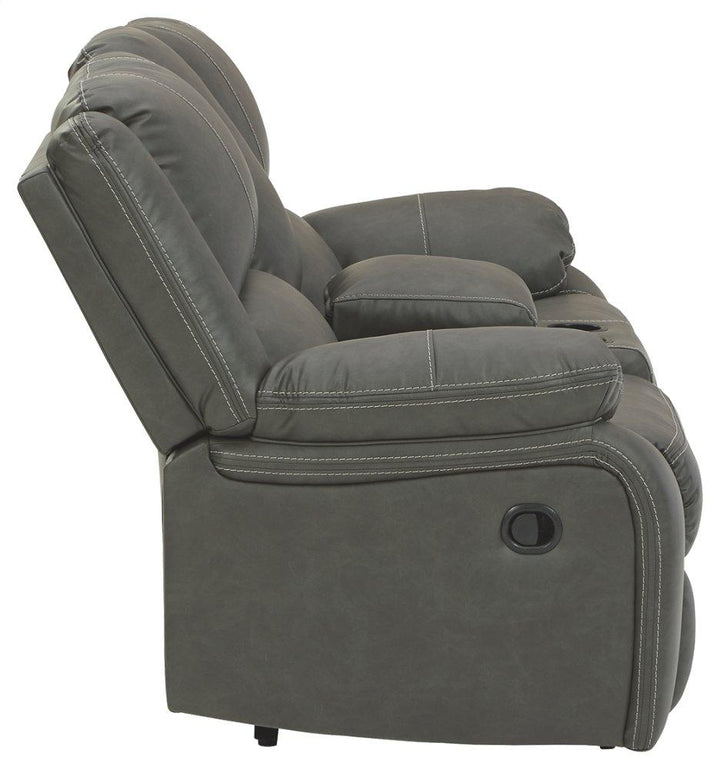 ASHLEY FURNITURE 7710394 Calderwell Reclining Loveseat With Console