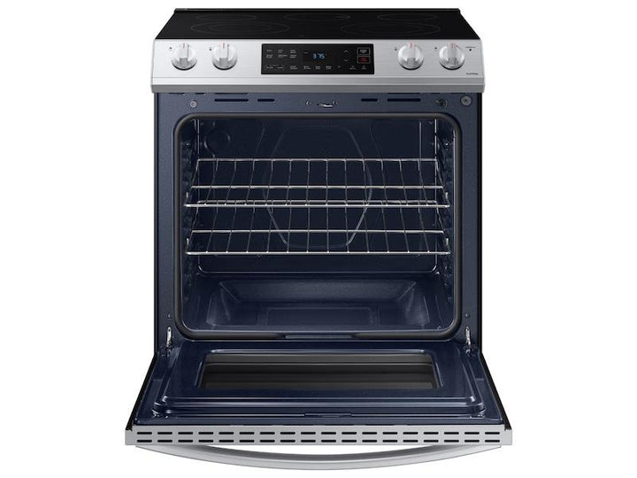 SAMSUNG NE63T8111SS 6.3 cu. ft. Smart Slide-in Electric Range in Stainless Steel