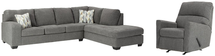 ASHLEY FURNITURE PKG002361 2-piece Sectional With Recliner