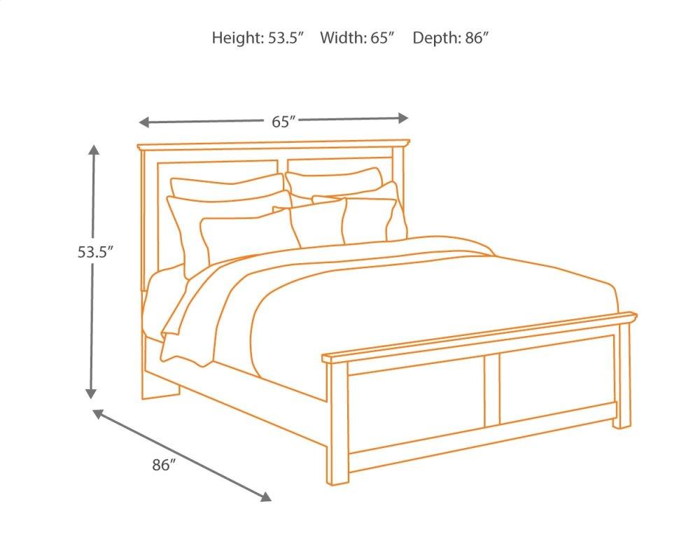 ASHLEY FURNITURE B138B4 Maribel Queen Panel Bed
