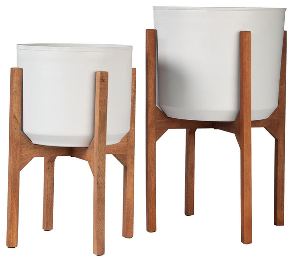 ASHLEY FURNITURE A2000427 Dorcey Planter set of 2