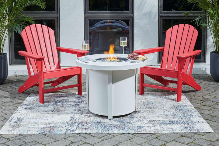 ASHLEY FURNITURE PKG014588 Fire Pit Table and 2 Chairs
