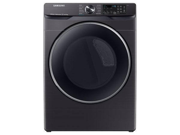 SAMSUNG DVG50A8500V 7.5 cu. ft. Smart Gas Dryer with Steam Sanitize+ in Brushed Black