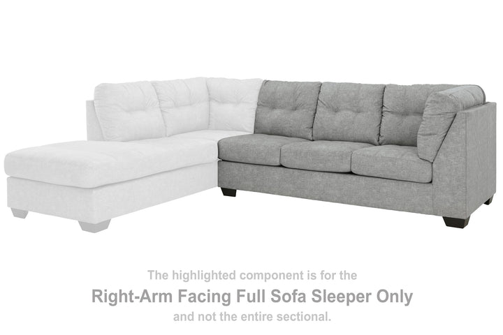 ASHLEY FURNITURE 8080483 Falkirk Right-arm Facing Full Sofa Sleeper