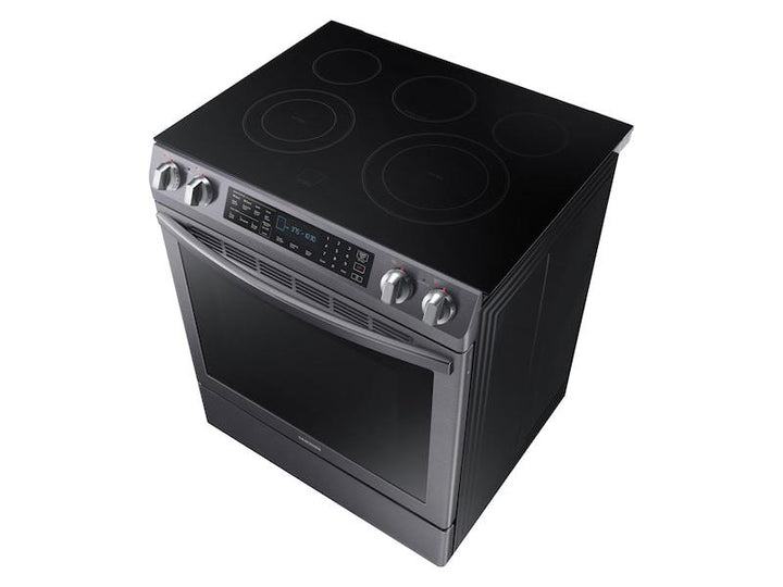 SAMSUNG NE58R9431SG 5.8 cu. ft. Slide-In Electric Range in Black Stainless Steel