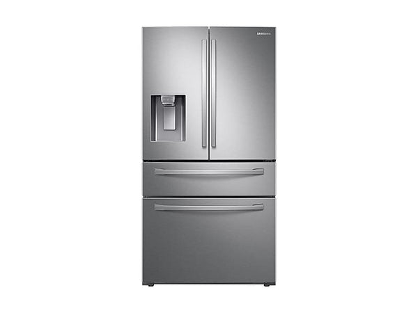 SAMSUNG RF24R7201SR 23 cu. ft. Counter Depth 4-Door French Door Refrigerator with FlexZone TM Drawer in Stainless Steel