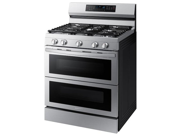 SAMSUNG NX60A6751SS 6.0 cu. ft. Smart Freestanding Gas Range with Flex Duo TM , Stainless Cooktop & Air Fry in Stainless Steel
