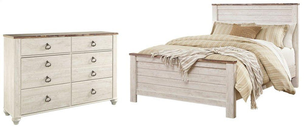 ASHLEY FURNITURE PKG004300 Queen Panel Bed With Dresser