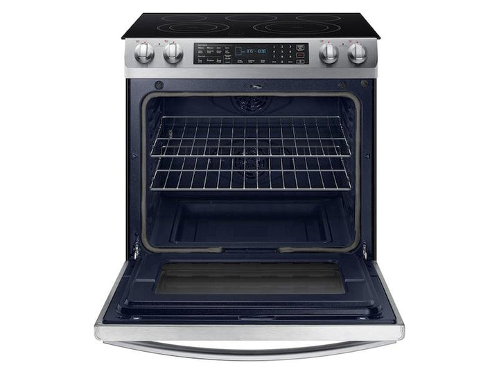 SAMSUNG NE58R9431SS 5.8 cu. ft. Slide-In Electric Range in Stainless Steel