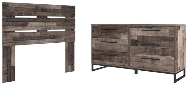 ASHLEY FURNITURE PKG009093 Full Panel Headboard With Dresser