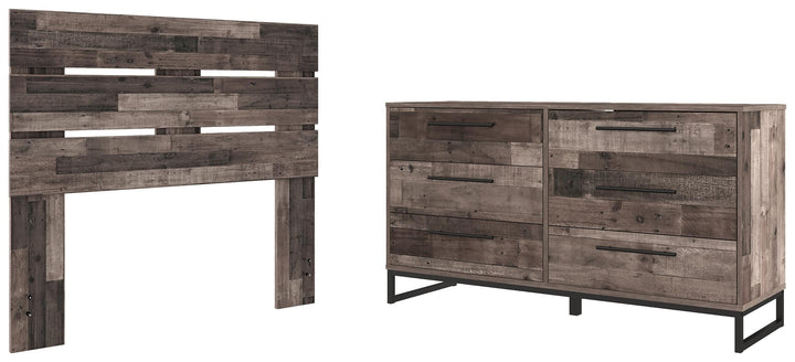 ASHLEY FURNITURE PKG009093 Full Panel Headboard With Dresser