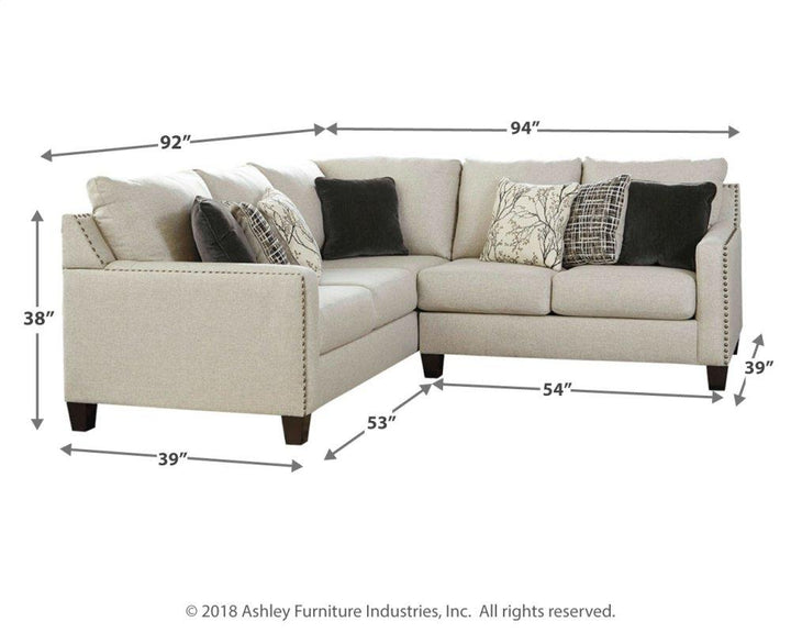 ASHLEY FURNITURE 41501U2 Hallenberg 2-piece Sectional With Ottoman