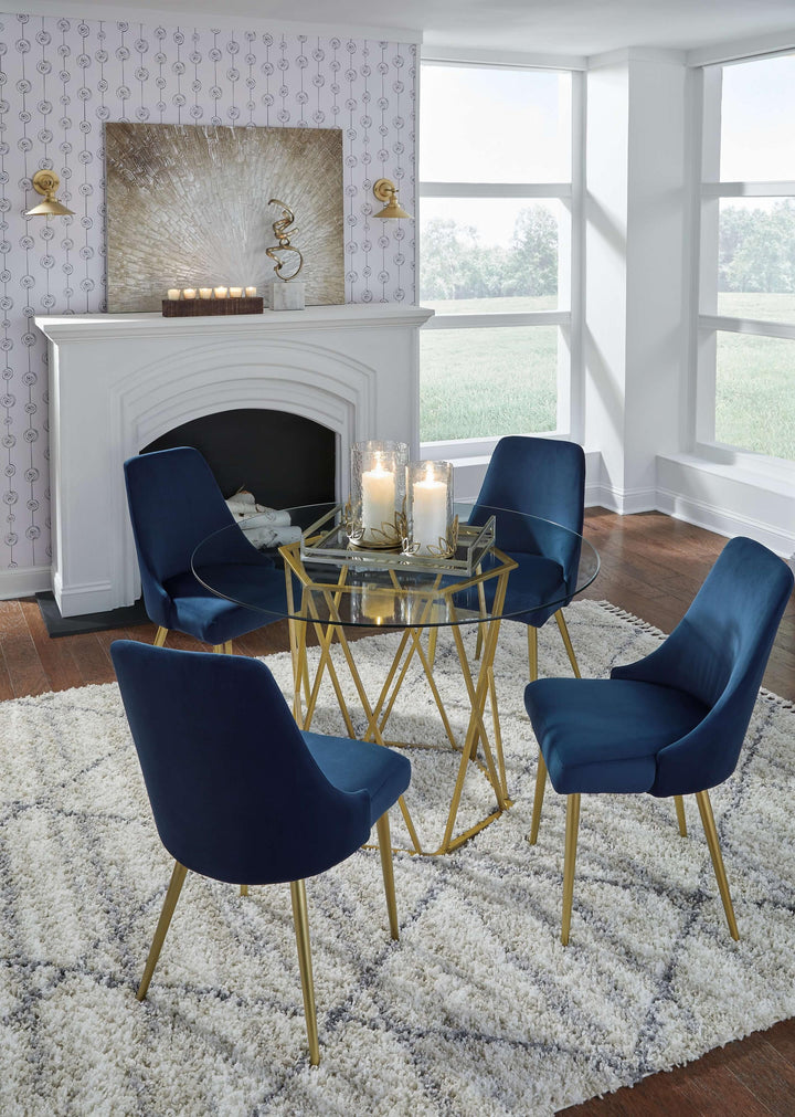 ASHLEY FURNITURE PKG012085 Dining Table and 4 Chairs