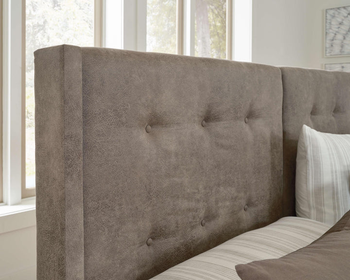 ASHLEY FURNITURE B374B8 Wittland King Upholstered Panel Bed