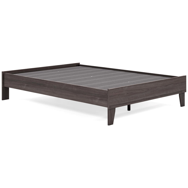 ASHLEY FURNITURE PKG012225 Full Platform Bed With 2 Nightstands