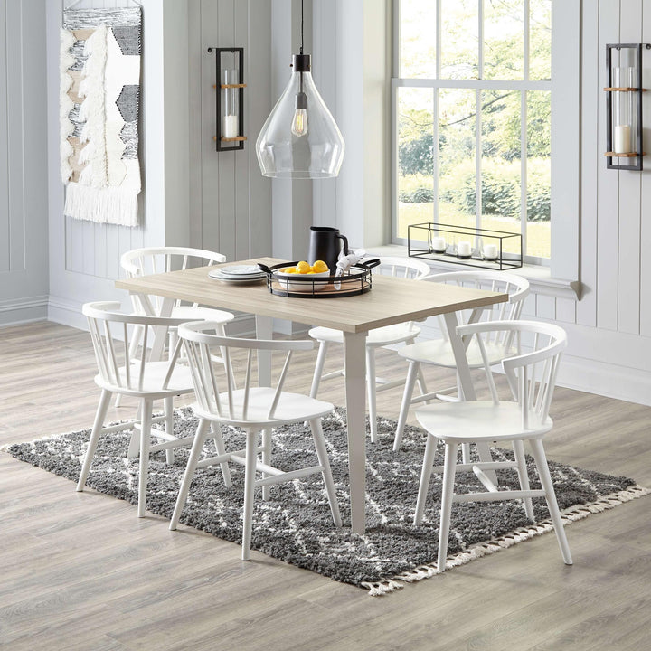 ASHLEY FURNITURE PKG010481 Dining Table and 6 Chairs
