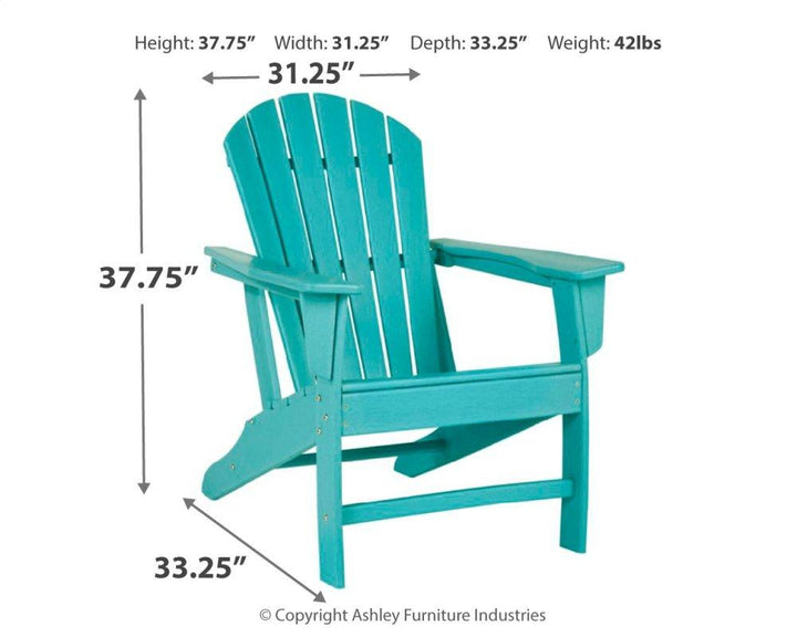 ASHLEY FURNITURE PKG008189 Outdoor Chair With End Table