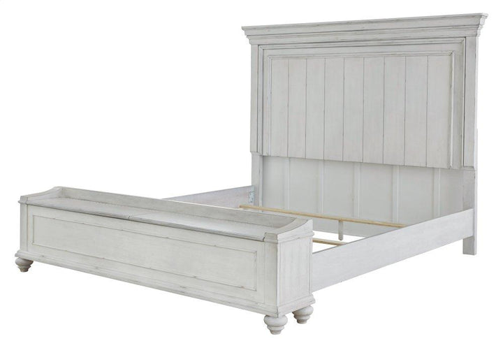 ASHLEY FURNITURE B777B9 Kanwyn King Panel Bed With Storage Bench