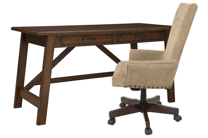 ASHLEY FURNITURE PKG008069 Home Office Desk With Chair