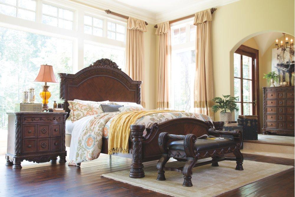 ASHLEY FURNITURE B553B10 North Shore King Panel Bed