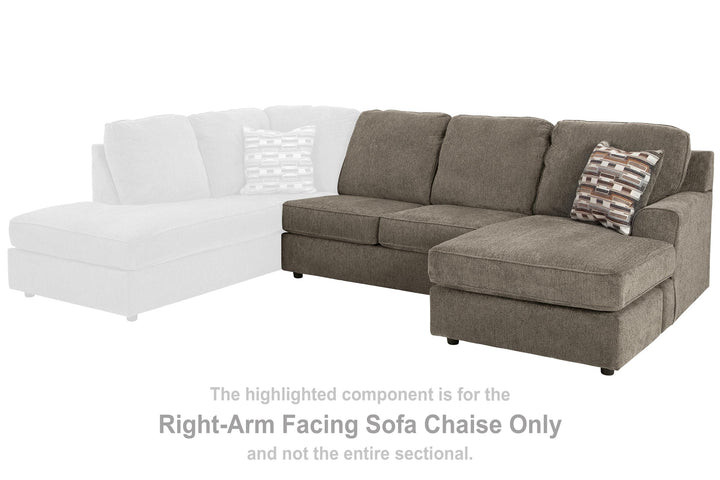 ASHLEY FURNITURE 2940203 Ophannon Right-arm Facing Sofa Chaise