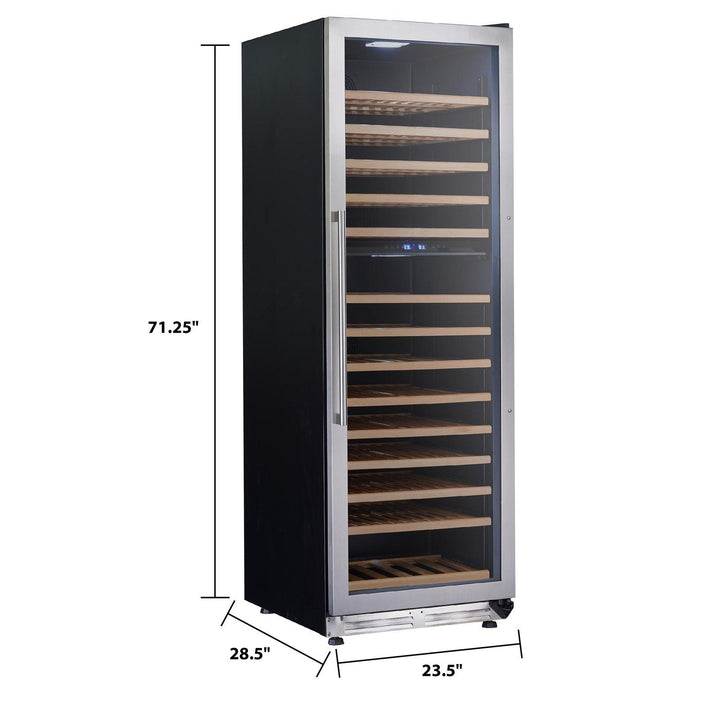 AVANTI WCF154S3SD 154 Bottle DESIGNER Series Dual-Zone Wine Cooler