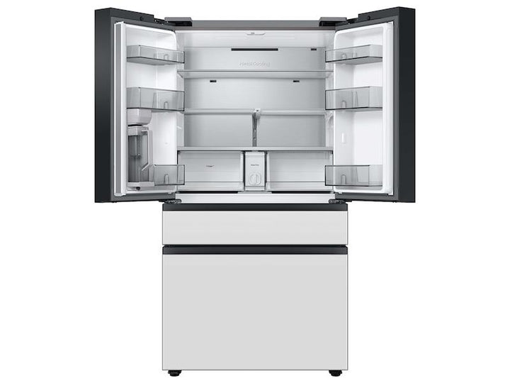 SAMSUNG RF23BB820012AA Bespoke 4-Door French Door Refrigerator 23 cu. ft. with AutoFill Water Pitcher in White Glass