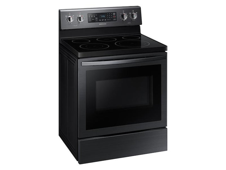 SAMSUNG NE59T7511SG 5.9 cu. ft. Freestanding Electric Range with Air Fry and Convection in Black Stainless Steel