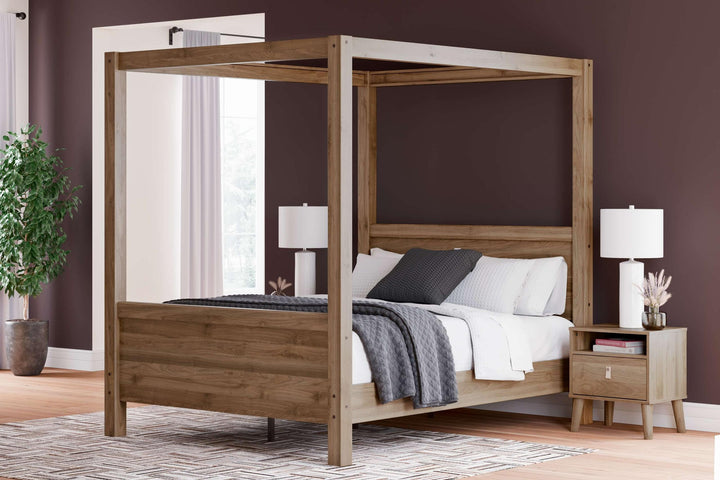 ASHLEY FURNITURE EB1187B8 Aprilyn Queen Canopy Bed