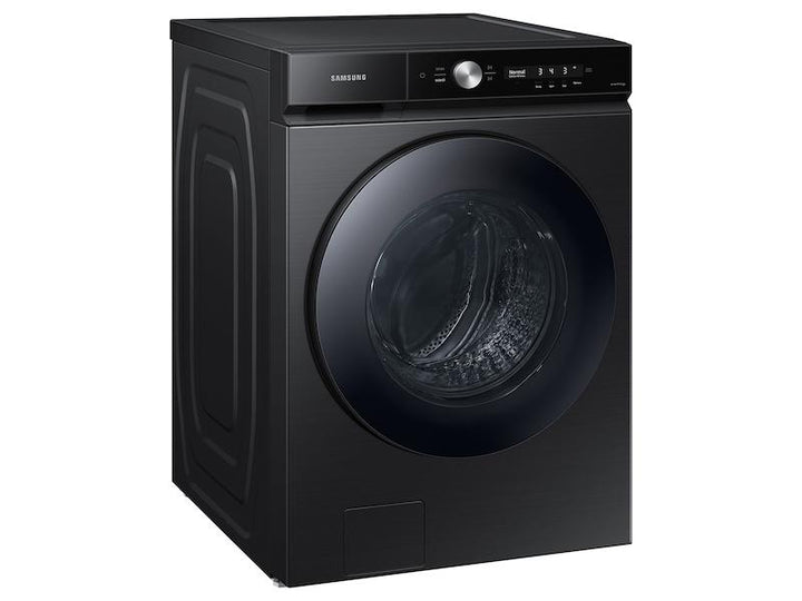 SAMSUNG WF53BB8700AVUS Bespoke 5.3 cu. ft. Ultra Capacity Front Load Washer with Super Speed Wash and AI Smart Dial in Brushed Black