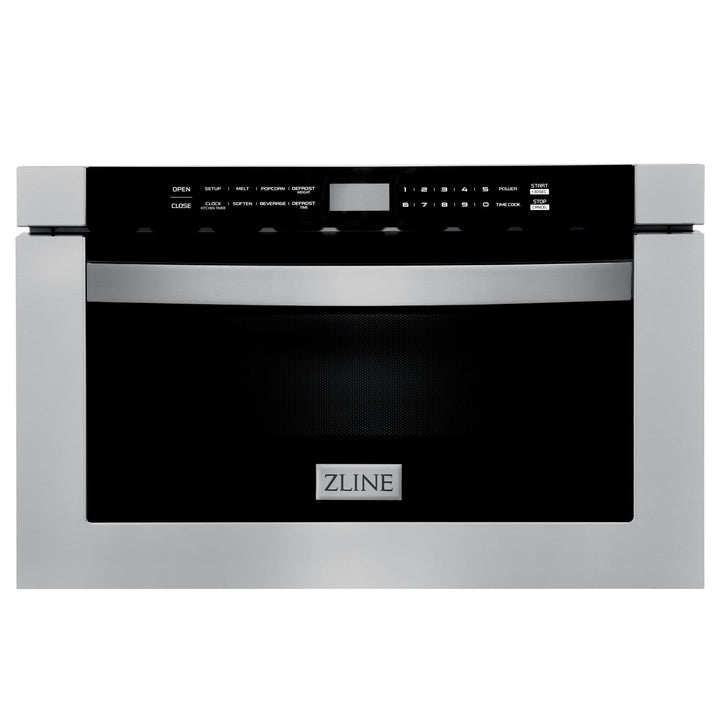 ZLINE KITCHEN AND BATH 4KPRARH36MWDWV ZLINE 36" Kitchen Package with Stainless Steel Dual Fuel Range, Range Hood, Microwave Drawer and Tall Tub Dishwasher