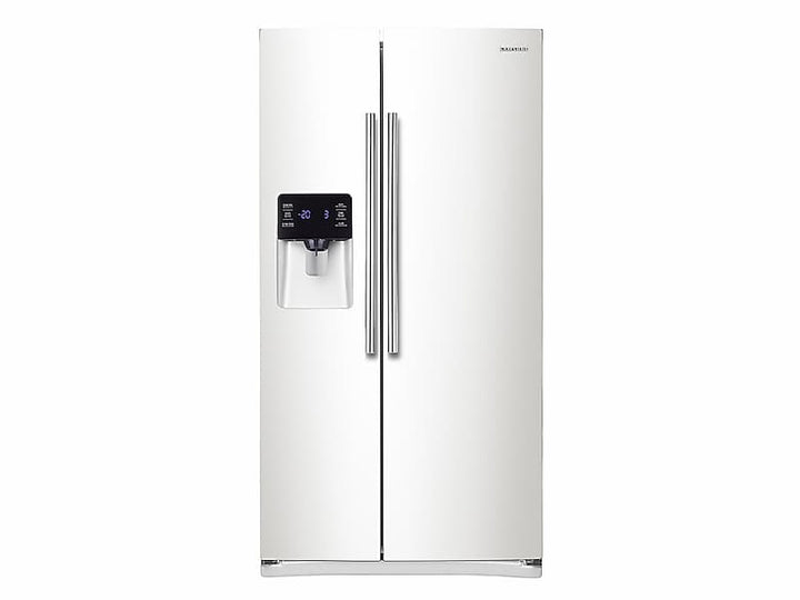 SAMSUNG RS25H5111WW 25 cu. ft. Side-by-Side Refrigerator with In-Door Ice Maker in White