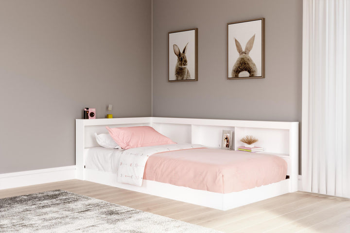 ASHLEY FURNITURE EB1221B1 Piperton Twin Bookcase Storage Bed