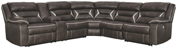 ASHLEY FURNITURE 13104S4 Kincord 4-piece Power Reclining Sectional