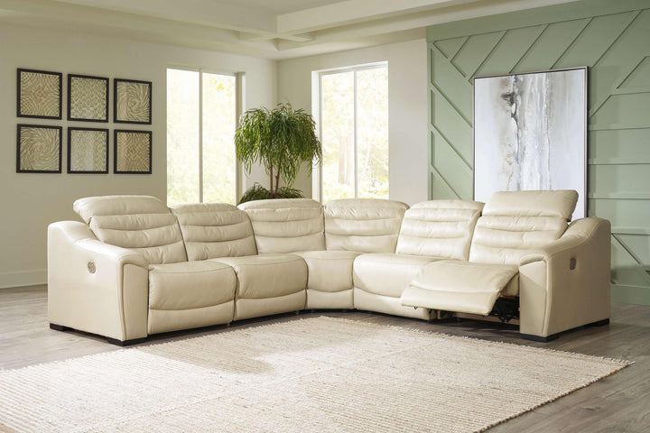 ASHLEY FURNITURE U63405S3 Center Line 5-piece Power Reclining Sectional