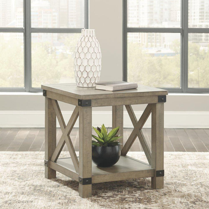 ASHLEY FURNITURE PKG008470 2 End Tables