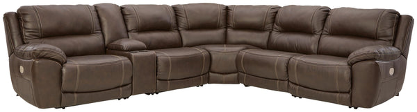 ASHLEY FURNITURE U71604S2 Dunleith 6-piece Power Reclining Sectional