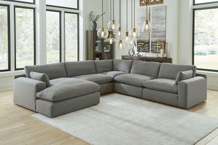 ASHLEY FURNITURE 10007S6 Elyza 5-piece Sectional With Chaise